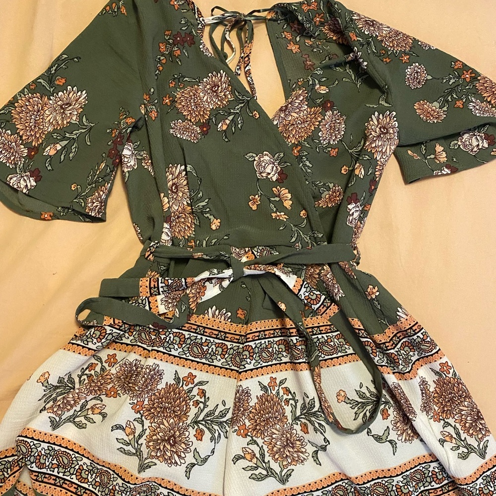 BLUE RAIN romper